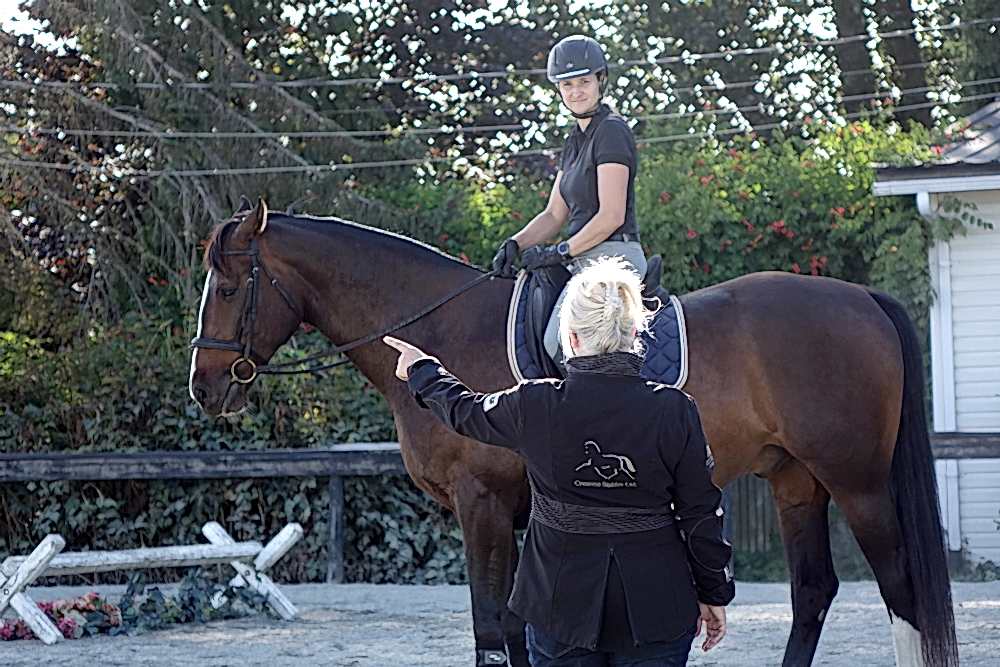 Susan Thompson with Nathalie
